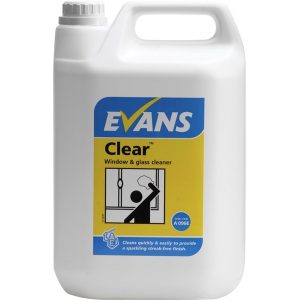 Evans Clear Glass Cleaner 5L Bottle